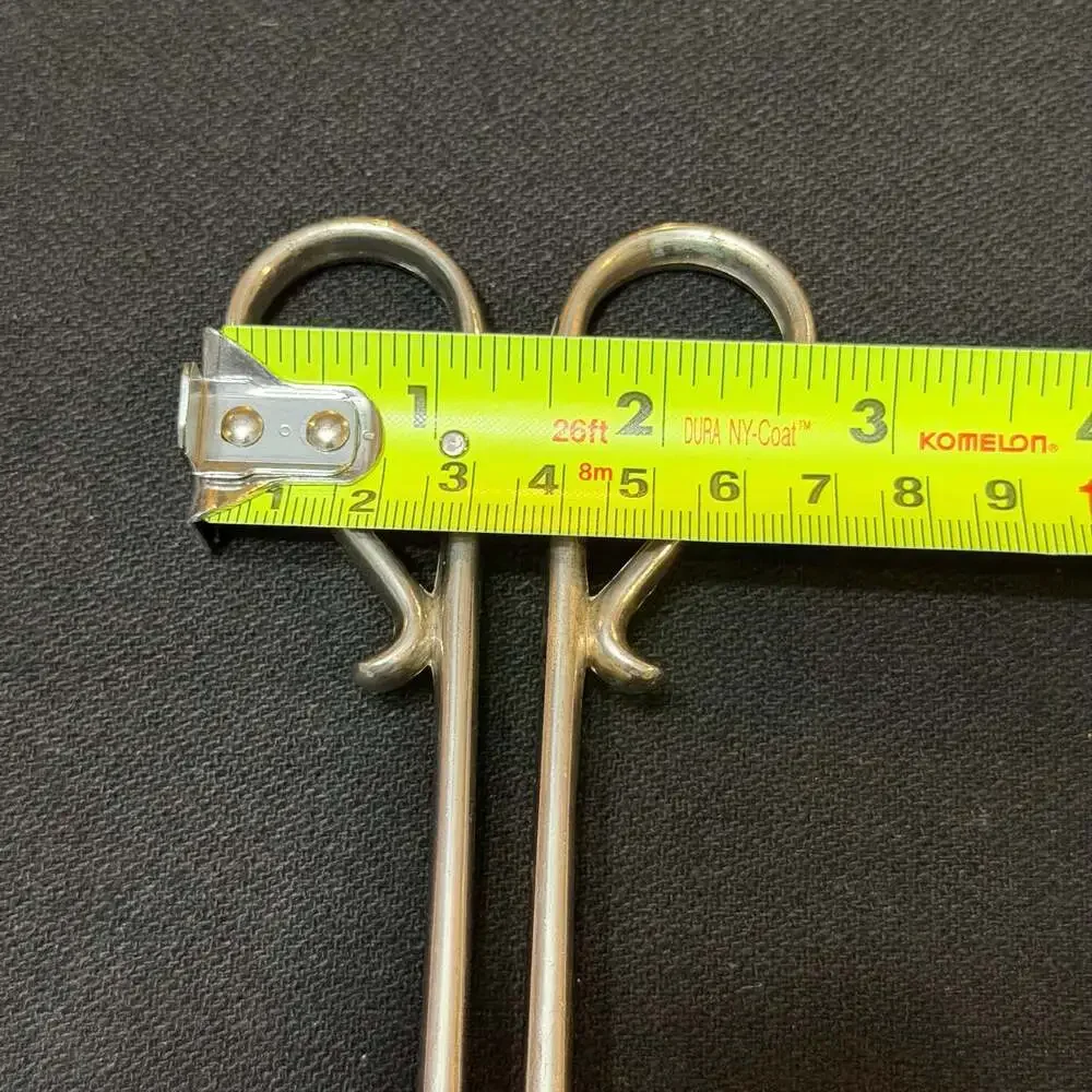Vintage EP Zinc Silver Plated Scissor Style Pastry and Salad Serving Tongs